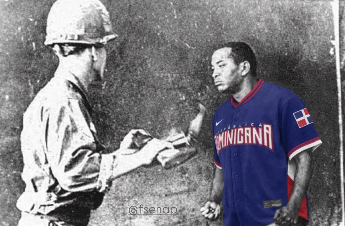 FSenaP's tweet photo. Si él no tuvo miedo en el 65, yo tampoco lo tendré en el 26.

Dios, KLK, Morisoñando 🇩🇴

#WorldBaseballClassic https://t.co/GGuIqlJaEB