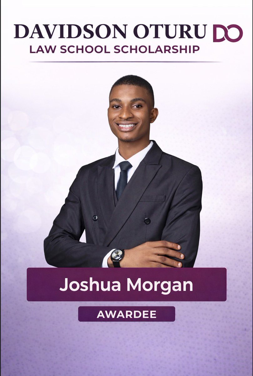 MorganJosh58962's tweet photo. Wow! I am officially a DOMP Scholar. This is validation that excellence is rewarding. I am grateful to God and Davidson Oturu for this great opportunity. I am happy to join a community that values competence, character and service. I hope to make the best of this opportunity. https://t.co/QaVzpreauI
