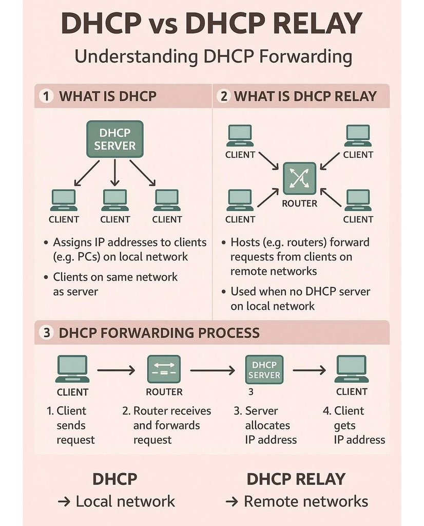 DHCP vs DHCP RELAY!! | IPCisco
.
Learn DHCP: ipcisco.com/lesson/dhcp-dy…
.
Please Retweet..:)
.
#network #ccna #cisco