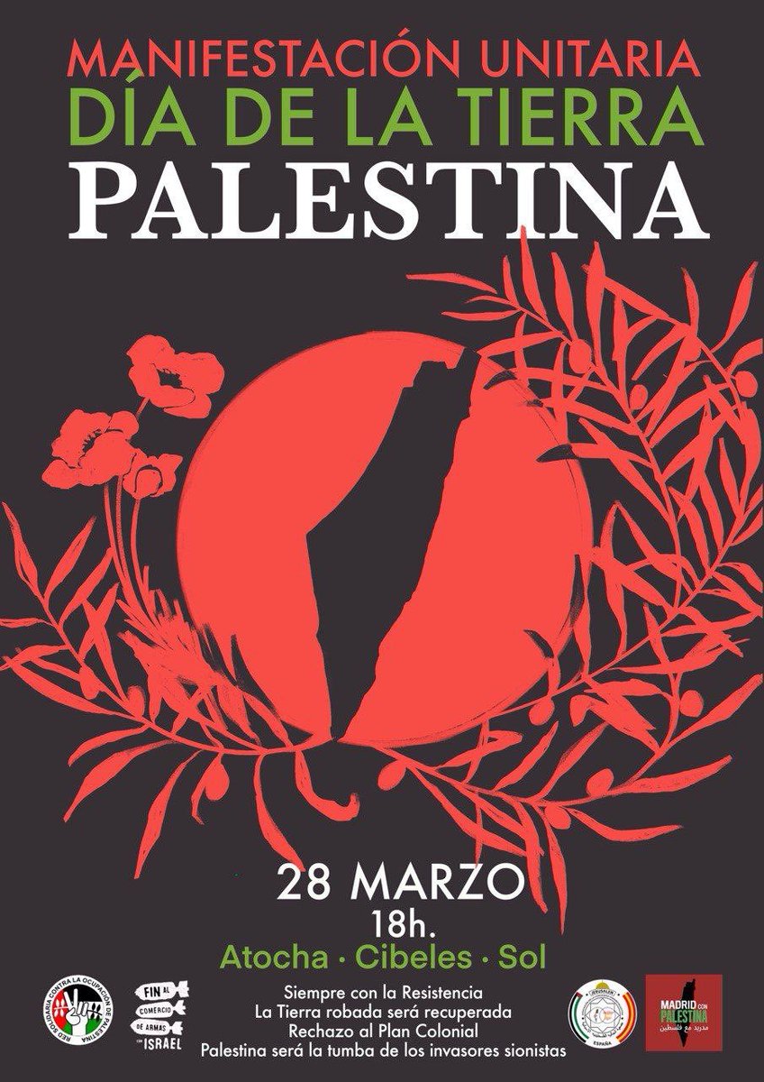 El genocidio continúa, la resistencia también. Juzgar a Netanyahu, acabar con el Estado sionista de Israel, defender los derechos humanos y la dignidad del pueblo palestino 🇵🇸