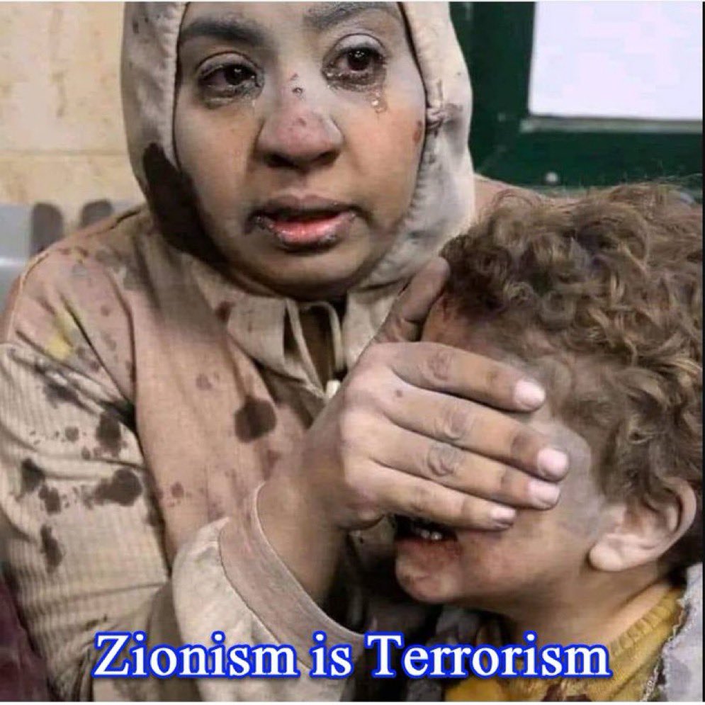 Zionism is terrorism. Repost this if you agree.