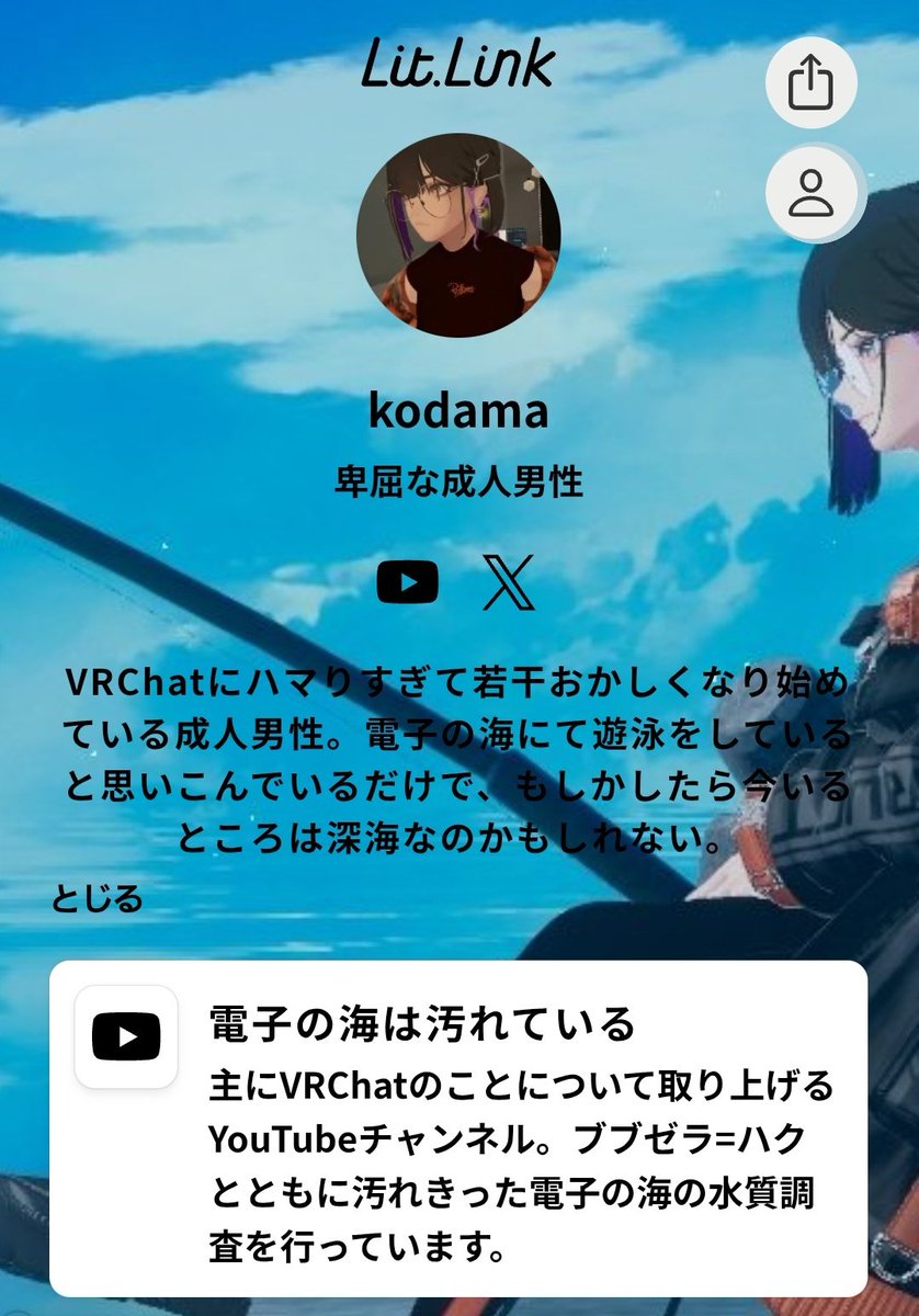 kodama/電子の海は汚れている tweet media