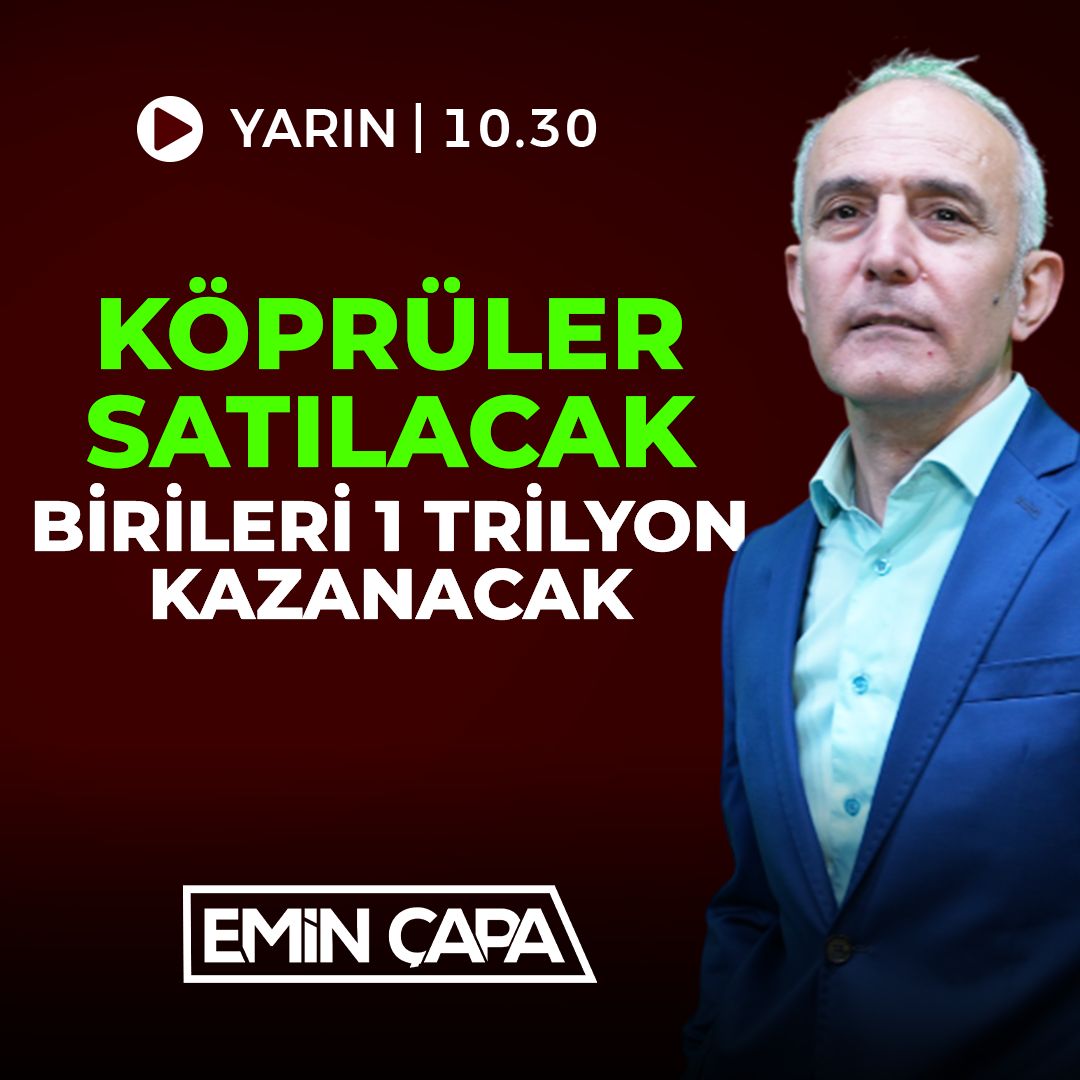 "Bakım maliyeti" olmasın diye köprüler satılacak 
Birileri 1 trilyon götürecek
Yarın konuşacağız 

Link aşağıda, bekliyoruz👇