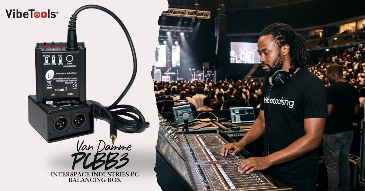 vibetoolsng's tweet image. On that annoying HUM in your mix, We just stocked the FIX. 
Van Damme Interspace Industries PC Balancing Box – PCBB3 
In Stock Now 🛒 Grab yours 👉🏾 vibetoolsng.com/products/vanda…
📍 82 Bode Thomas, Surulere, Lagos 
📞 0805 026 9669 | 0809 781 4000
#VibetoolsNG #VanDamme #PCBB3