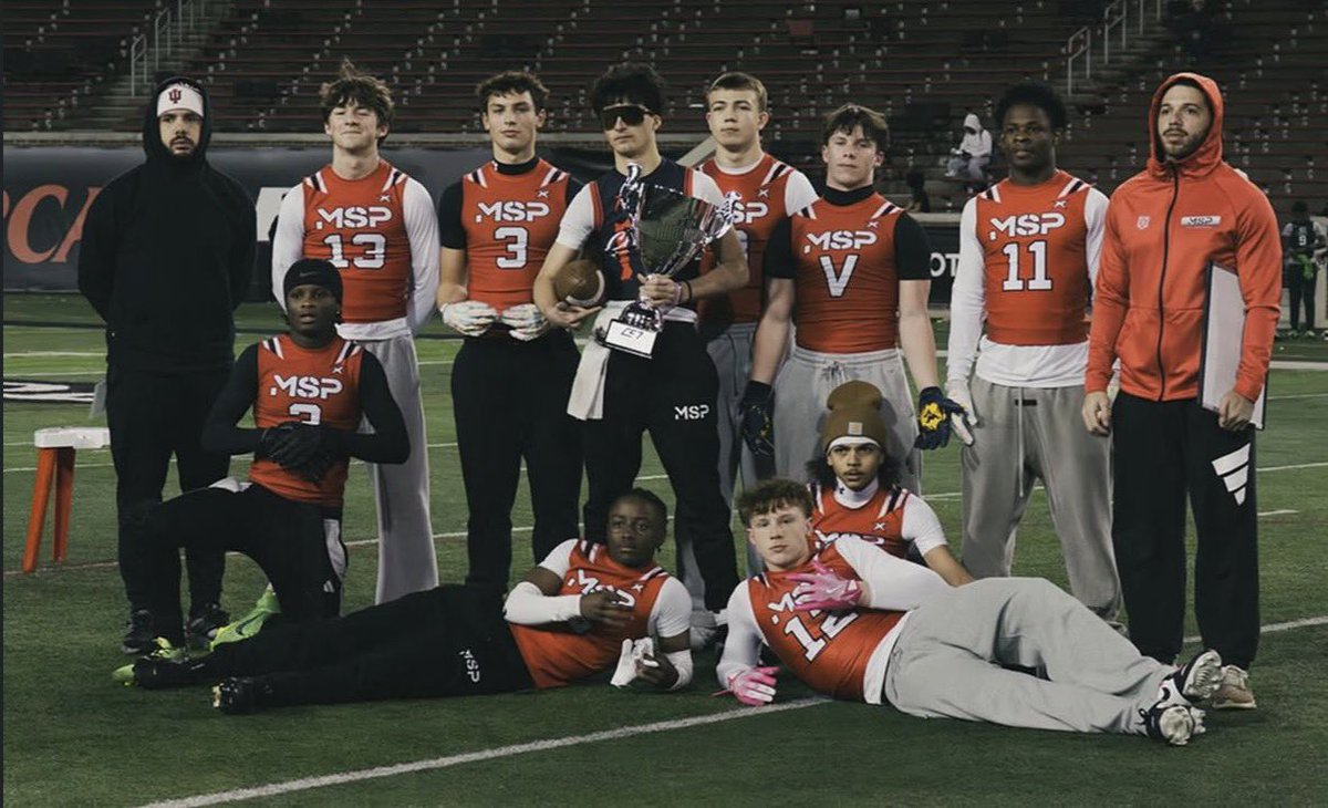 haydenskel2030's tweet photo. Won the CE7 ‘Ball Till You Fall’ tournament today at the University of Cincinnati! On Friday won the finishing of the Indianapolis CE7 tournament too! Played about every snap of every game at WR/S! Many, many more championships to come! | 6’1 175 | FHS | 2030 | WR/RB/S/ATH https://t.co/mhi8jZh5iQ