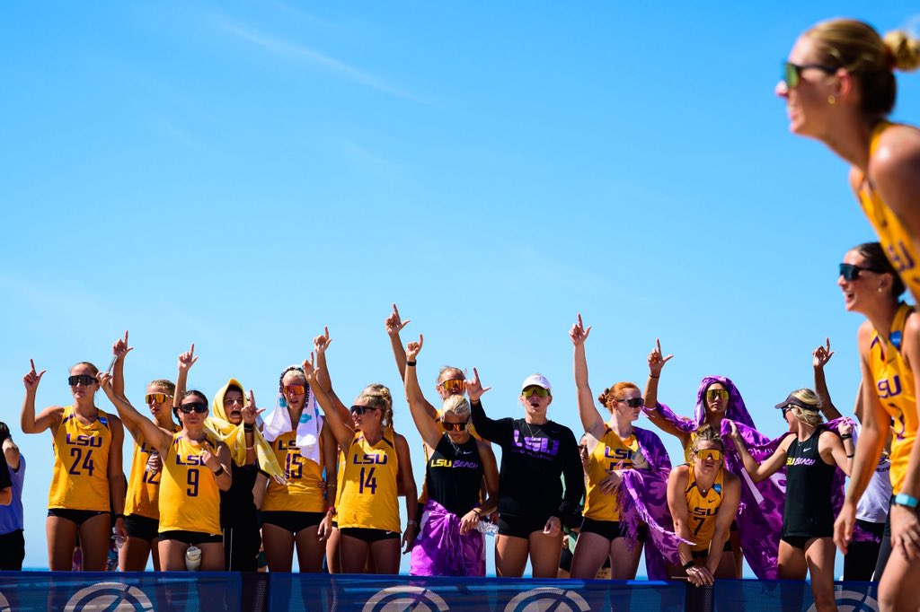 LSU Beach Volleyball tweet media