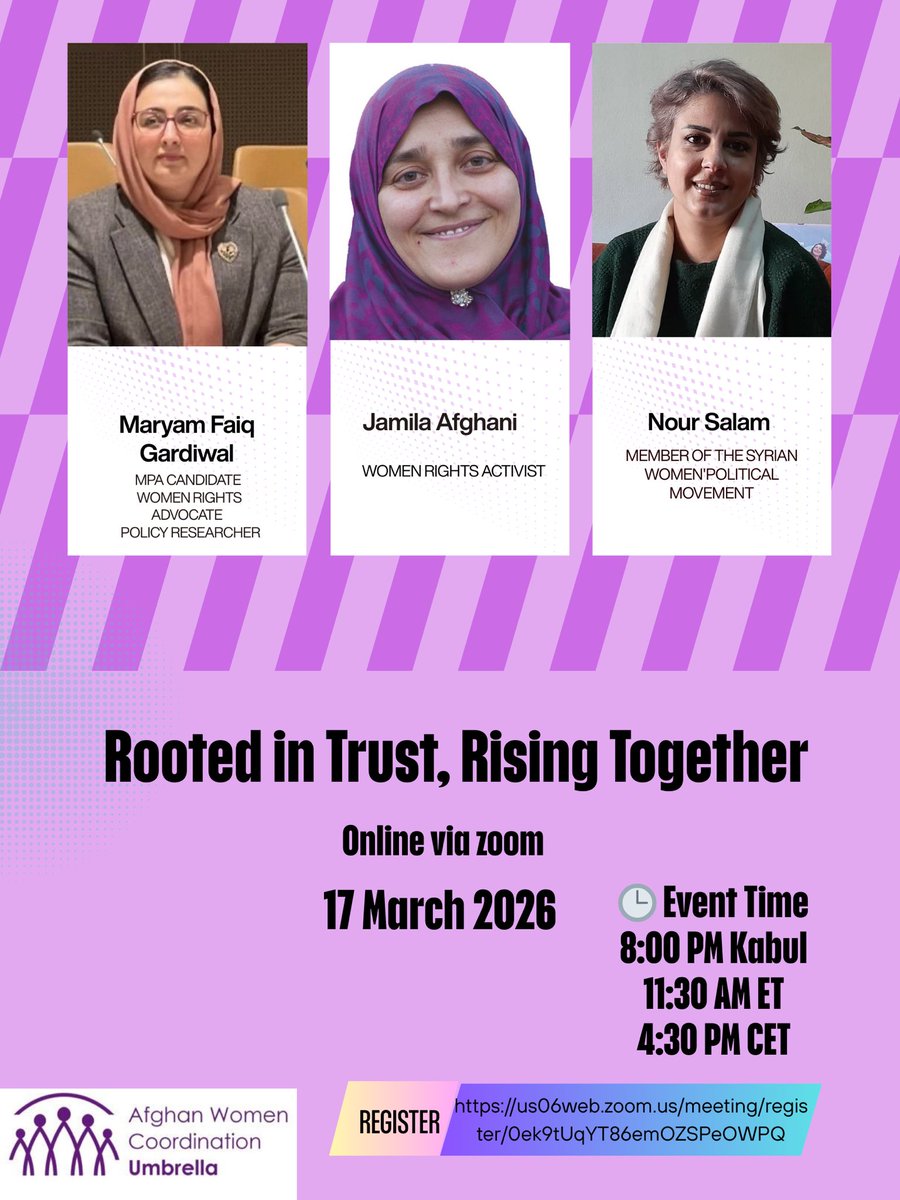 Afghan Women Coordination Umbrella tweet media