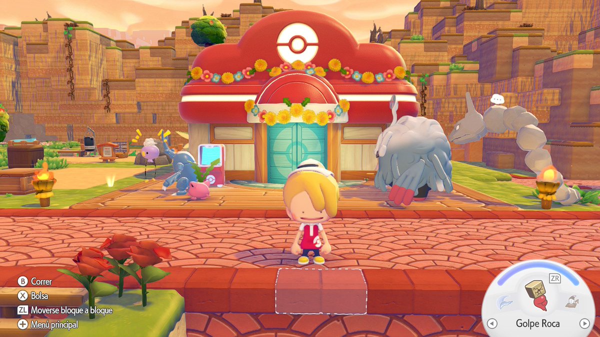 Ya tenemos nuestro Primer Centro Pokémon en Pie ⛳  Ahora entiendo cuando escuché decir que este juego creaba adición 😊
#pokemonpokopia #pokemon #nintendo