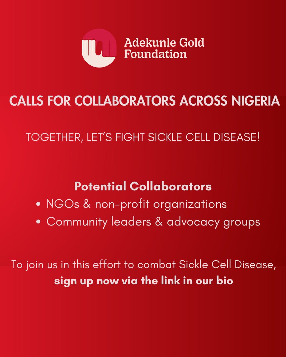 Adekunle Gold Foundation tweet media