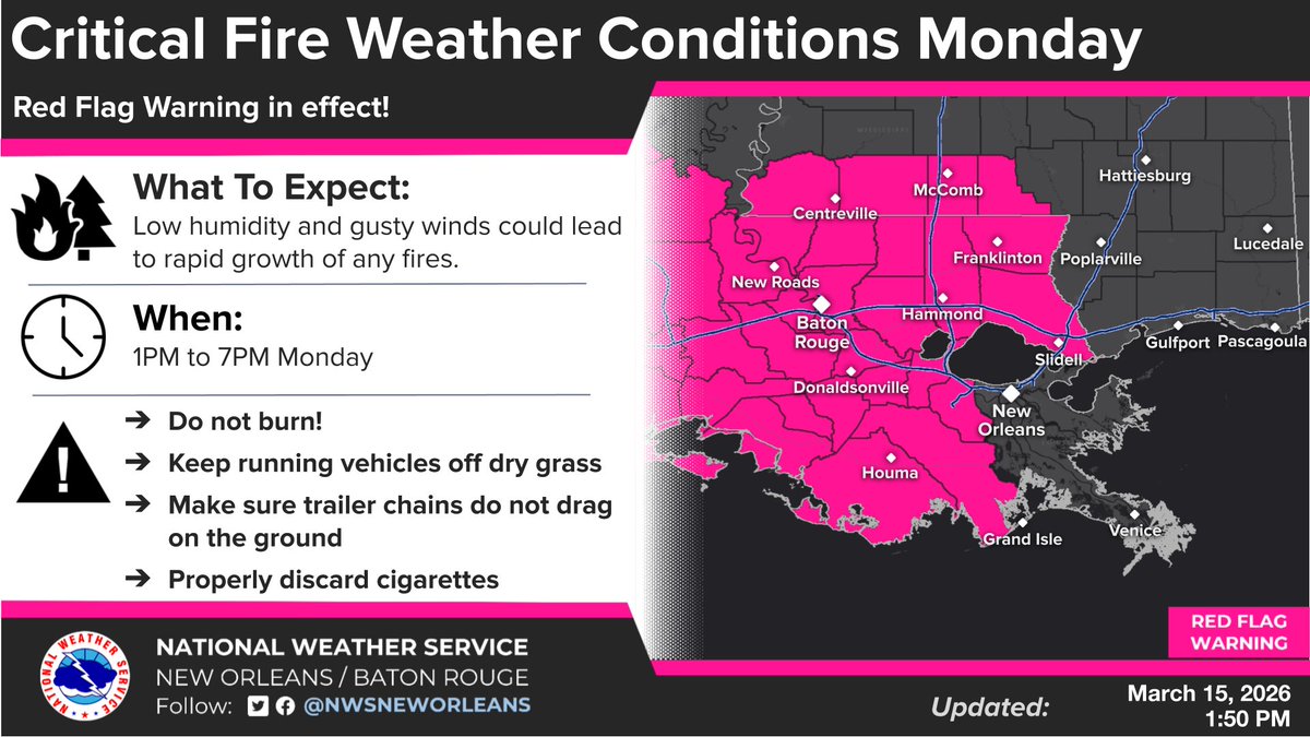 NWS New Orleans tweet media