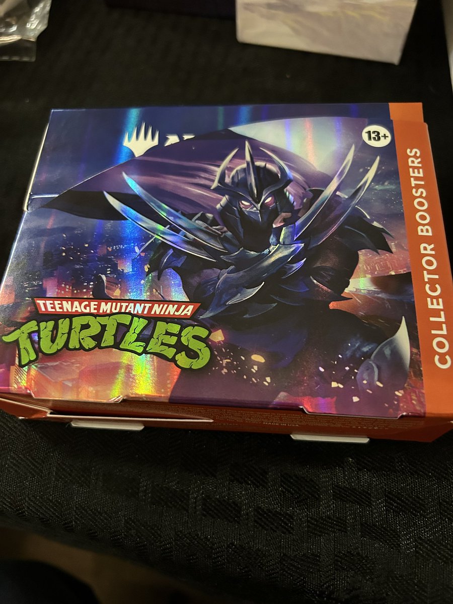First collector box for me wish me luck #mtg #tmnt