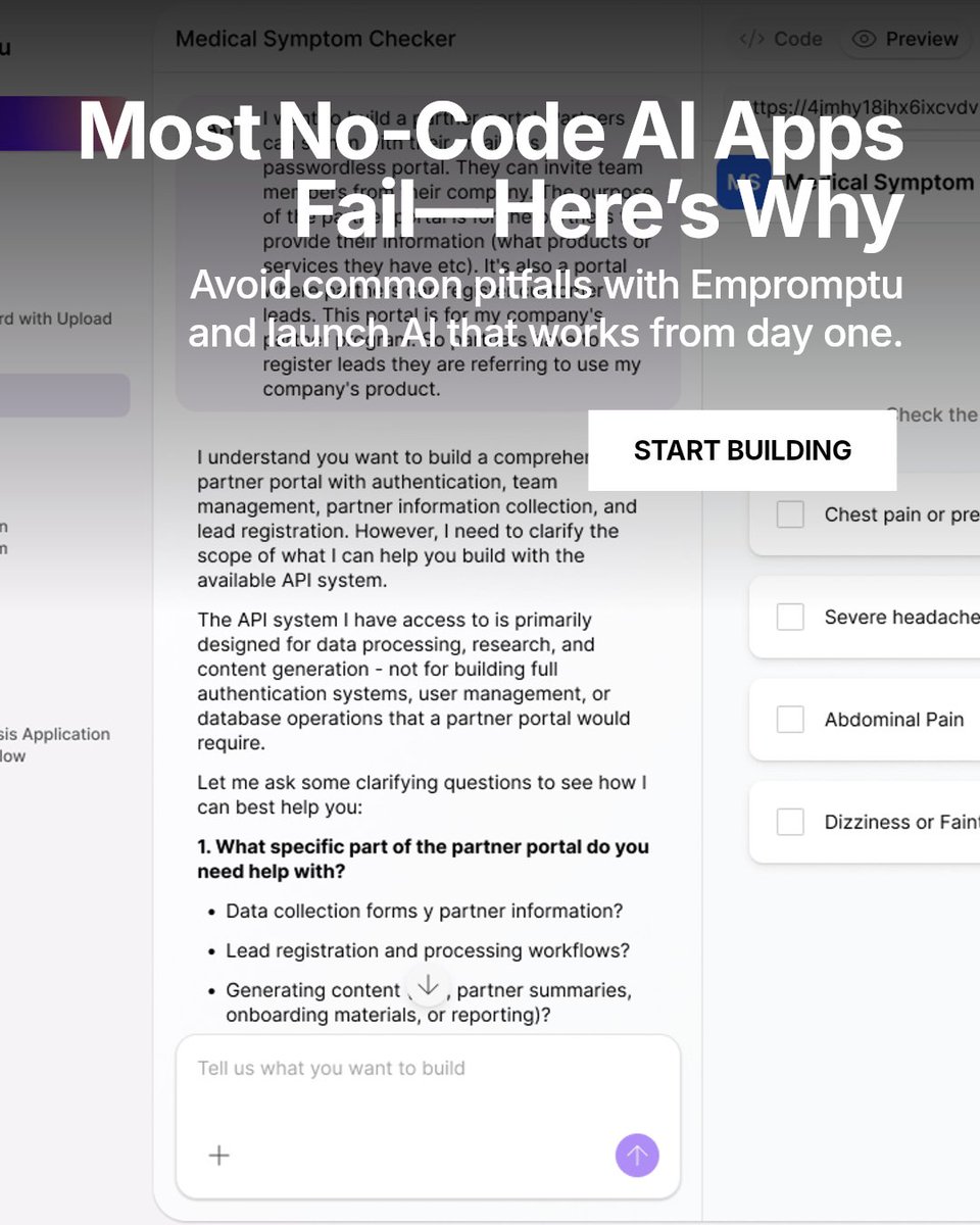 Empromptu AI tweet media
