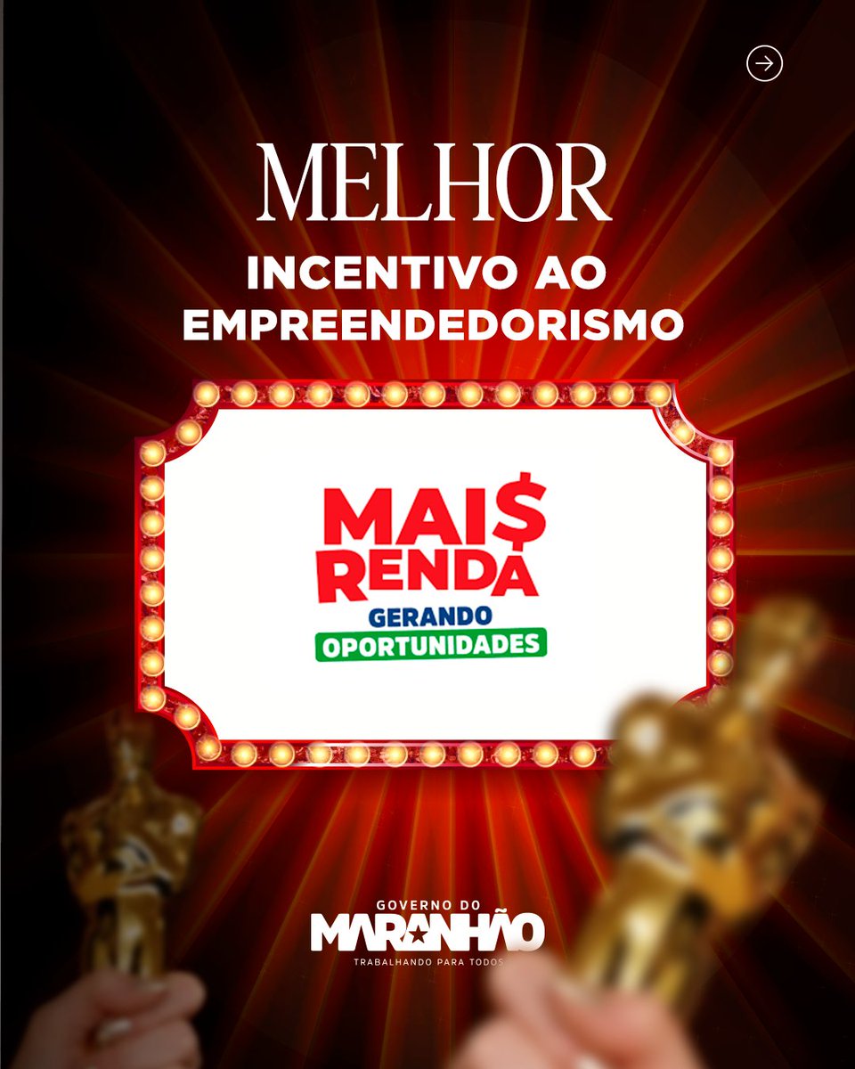GovernoMA's tweet image. ✨ O Maranhão já tem seus grandes vencedores.

Inspirado na noite mais aguardada do cinema mundial, o Governo do Maranhão apresenta os programas que transformam vidas todos os dias!

#GovMA #Oscar2026  #GovernoMA