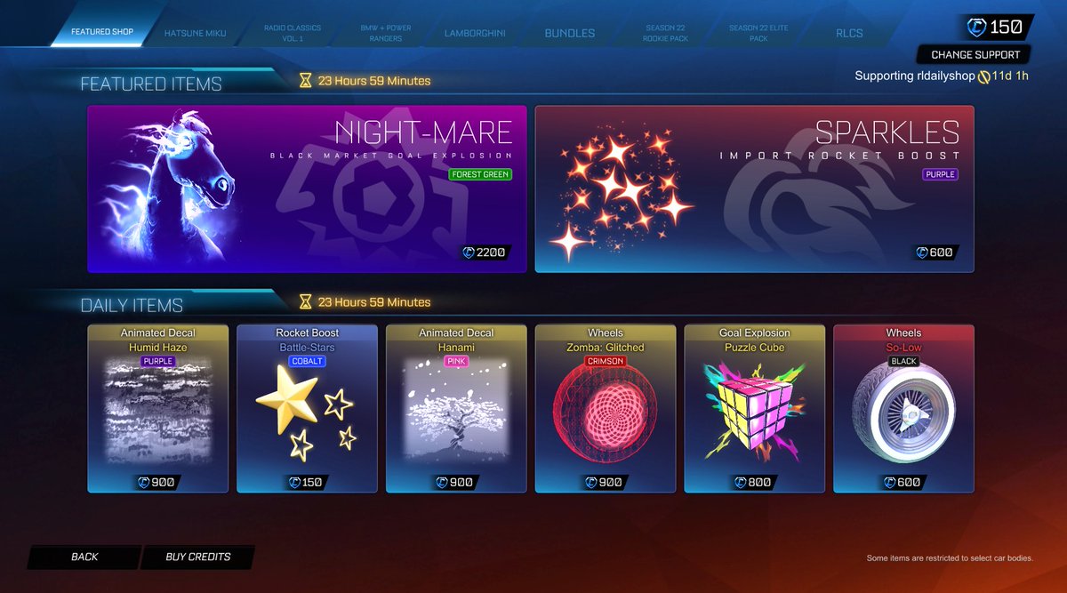 Rocket League Shop tweet media