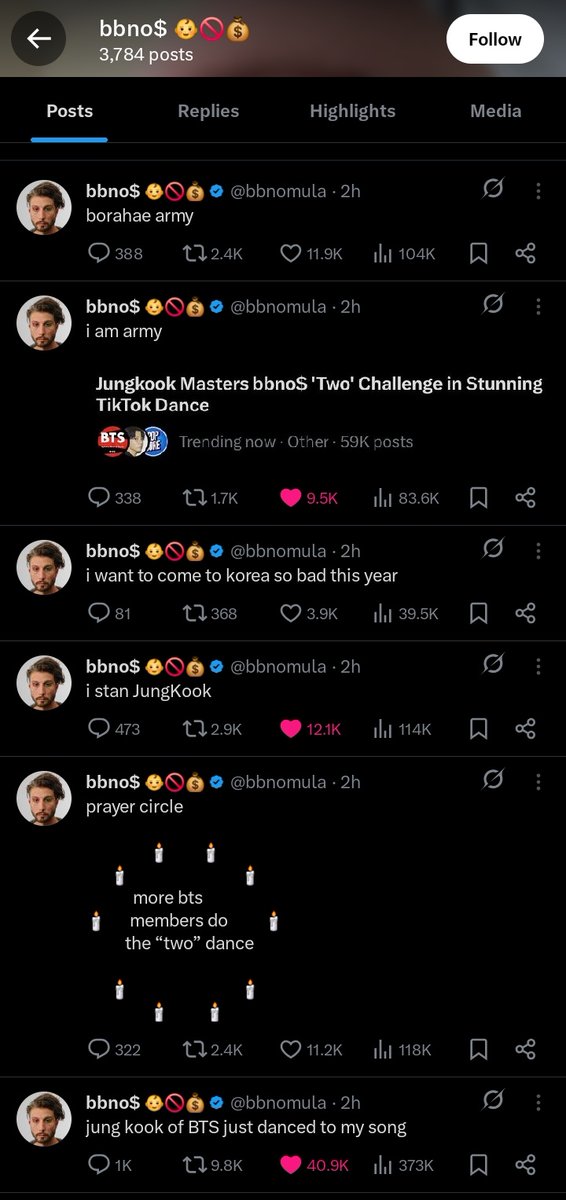 posted 10 tweets on X (Twitter). — made 8 posts on threads. — made 3 ...