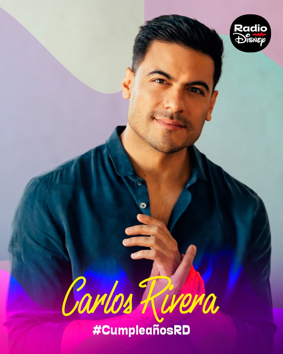 Entre baladas que llegan directo al corazón y momentos épicos en el escenario… hoy celebramos el cumpleaños de <a href="/_CarlosRivera/">Carlos Rivera</a> 🎂💙

De “Recuérdame” a “Me Muero”, sus canciones siempre tienen un lugar especial.

¿Cuál pondrías hoy para festejarlo? 😍

#RadioDisneyMéxico