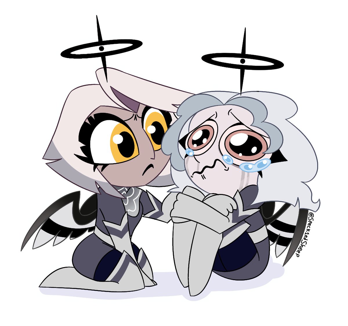 Speck1edSheep's tweet photo. I just think they're neat.
#HazbinHotelExorcists #HazbinHotelVaggi #FallenClouds https://t.co/16eFB1A42e