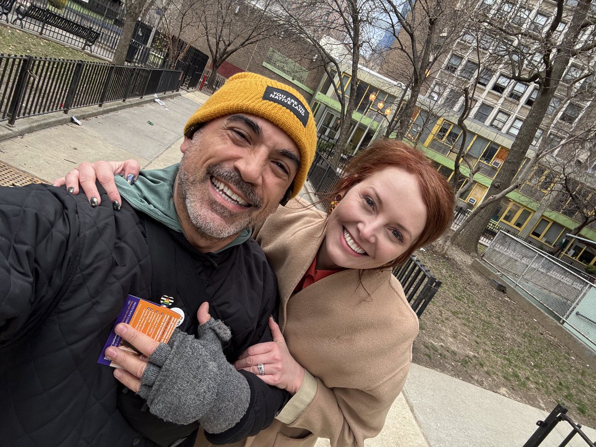 Literally ran into <a href="/LindseyBoylan/">Lindsey Boylan</a> on the street today outside my apt! Highlight of the day to finally meet one of the most affable, strong &amp; brilliant people AND she’s running for NYC council!🗽Fully support her &amp; her leadership &amp; endeavors!! #FutureHASToBeFemale #BelieveWomen💙
