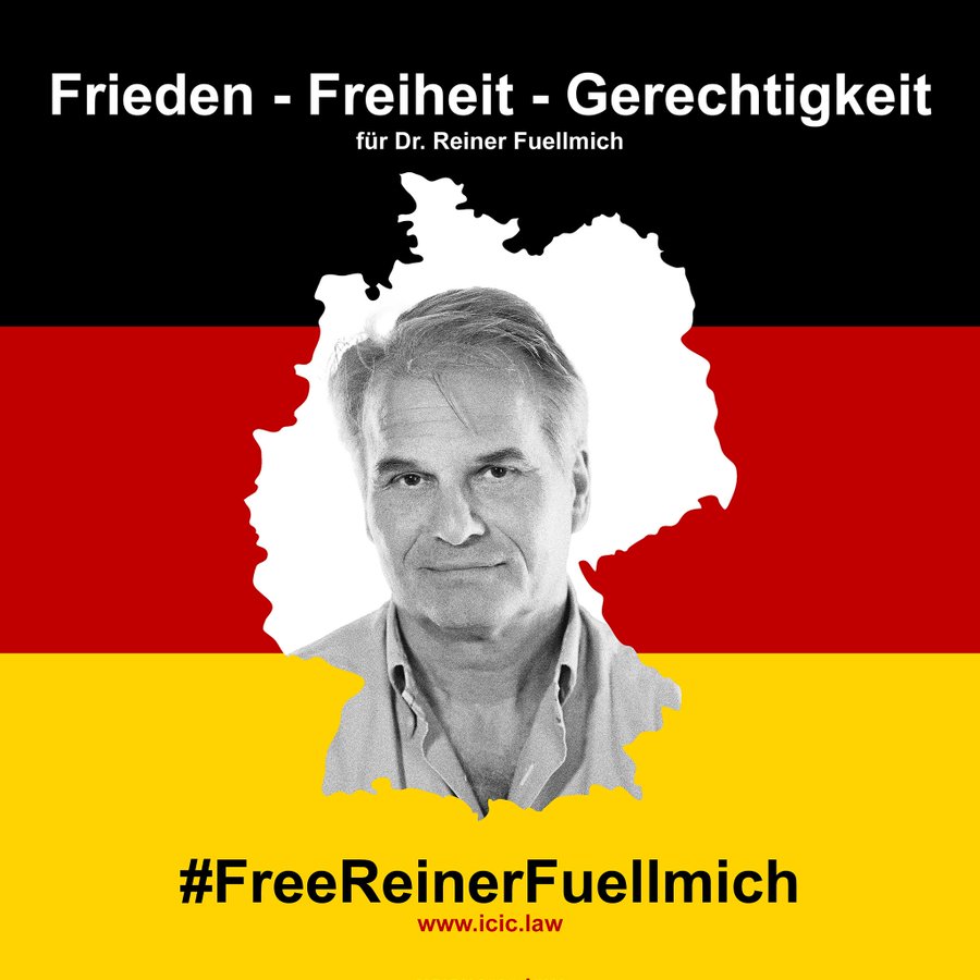 Freiheit für Dr. Reiner Fuellmich!
Frieden - Freiheit - Gerechtigkeit 
#FreeReinerFuellmich 🖤❤💛