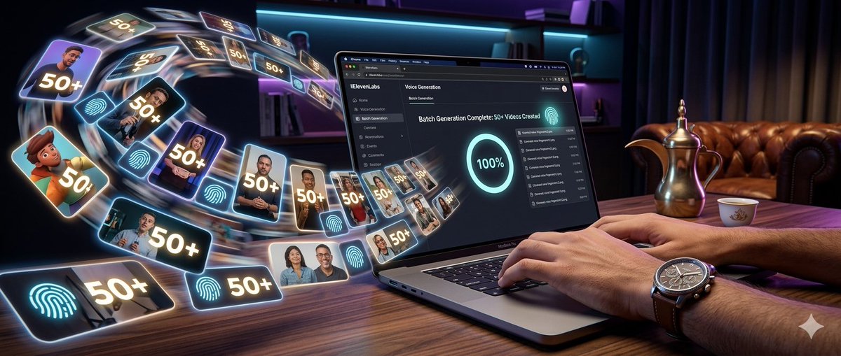 waffartlk's tweet image. 🛑 كيف تنتج 50 فيديو قصير (Shorts/Reels) بصوت احترافي واحد في أقل من ساعة؟⏳🎙️

صناعة المحتوى المكثف هي سر الظهور في 2026، واستخدام #ElevenLabs هو المحرك الذي سيجعلك تتفوق على الجميع بالسرعة والجودة

تابع معي الثريد 🧵👇