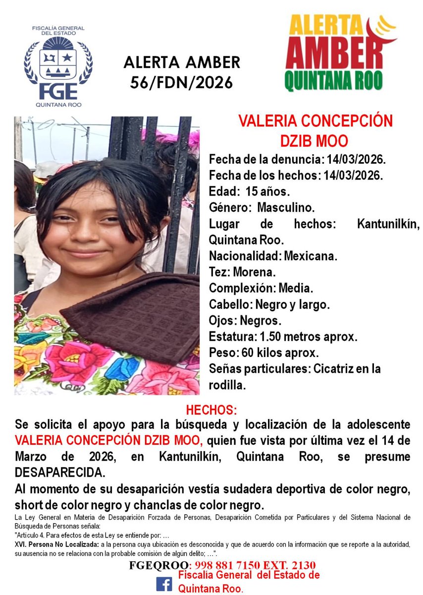 Fiscalía General del Estado de Quintana Roo tweet media