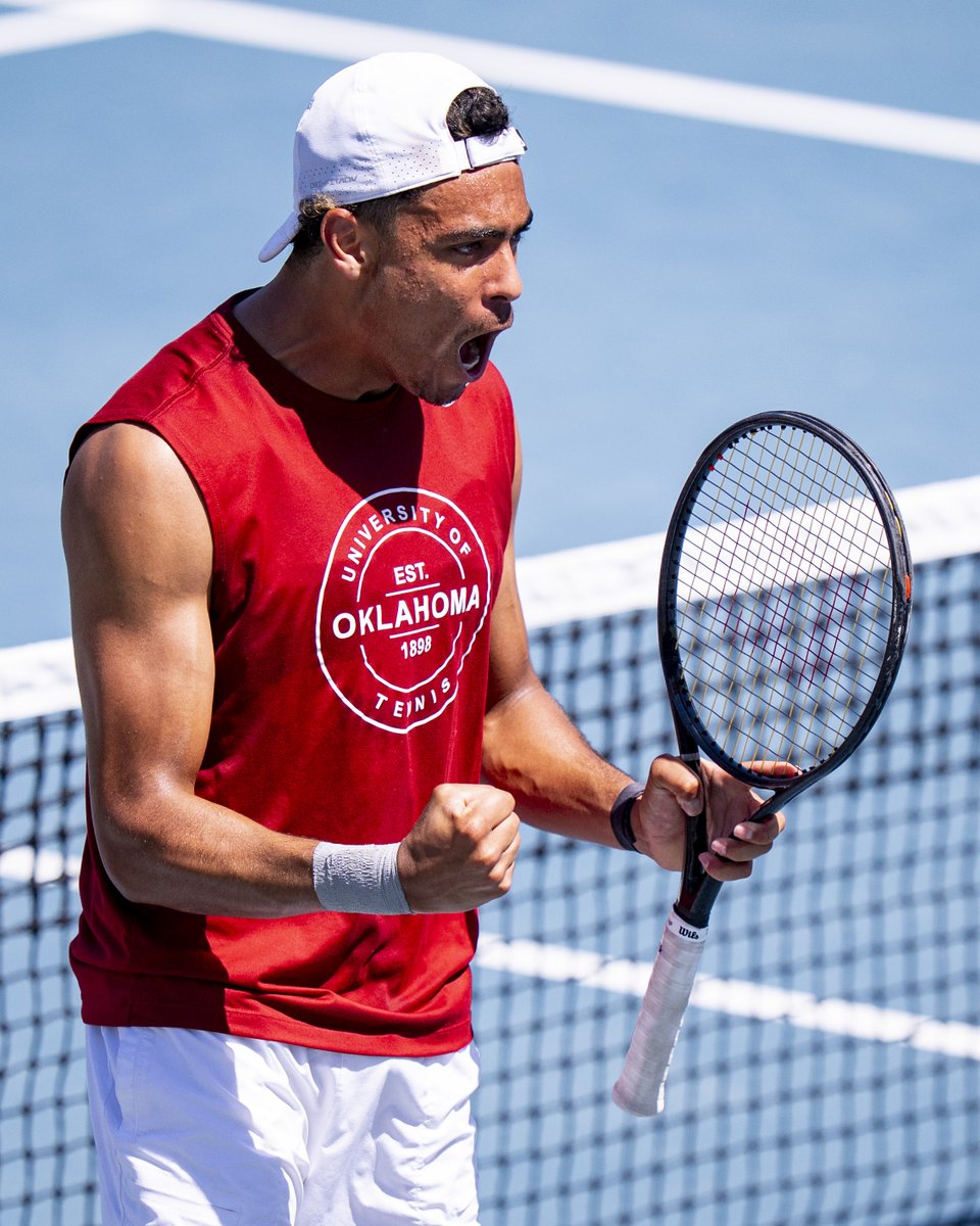 OU_MTennis's tweet photo. Doubles dub got us feelin' 😤

📸 | Zach Del Bello https://t.co/UVoe2UBMLu