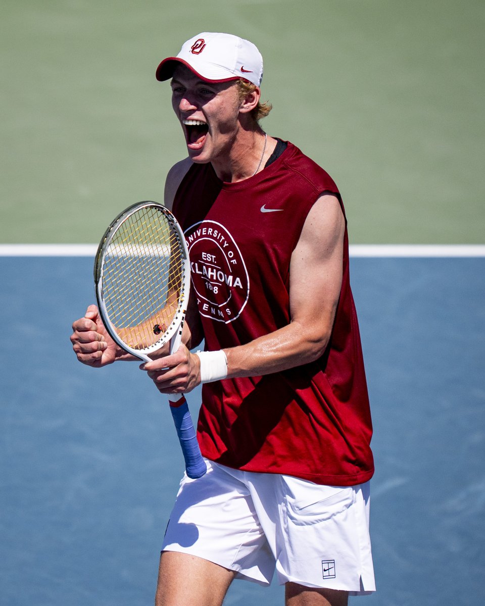OU_MTennis's tweet photo. Doubles dub got us feelin' 😤

📸 | Zach Del Bello https://t.co/UVoe2UBMLu