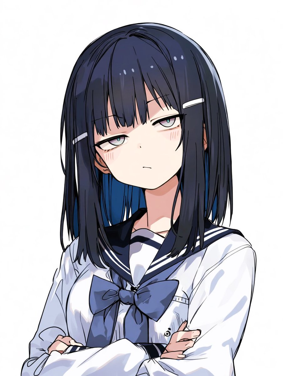 『三白眼のジト目女子』 一日一ジト目 ジト目養分の補給タイム