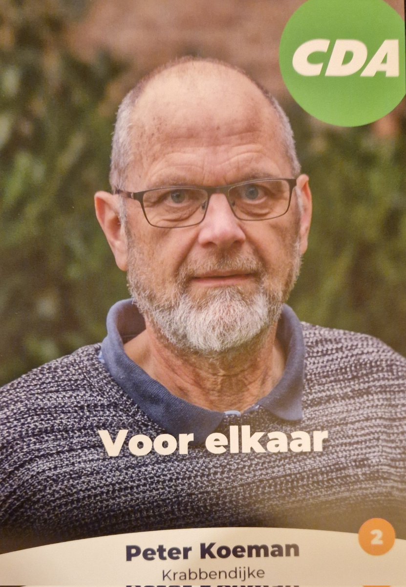 koemanpeter's tweet image. Nog 3 dagen en dan mag u weer stemmen. Stem op 18 maart in Reimerswaal graag lijst 6 ( nummer 2) #StemCDA.