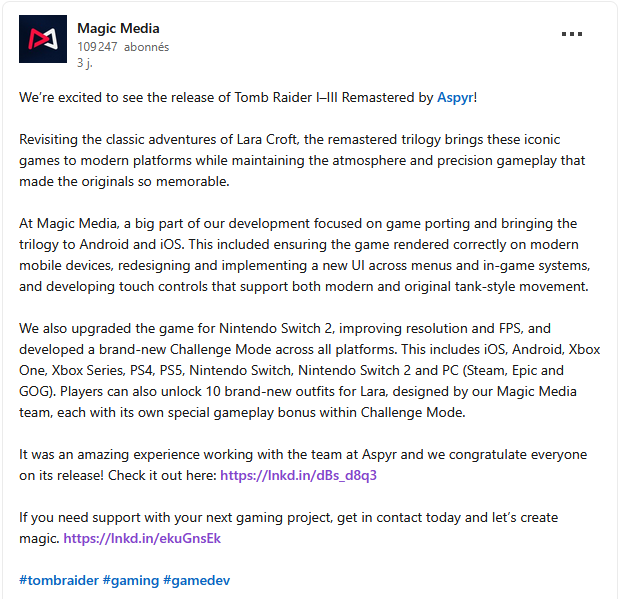 Core Design tweet media