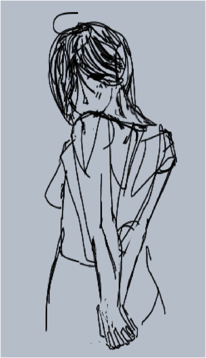lowkey blacked out and woke up with this in my hands,,, okay google how do i draw like this again