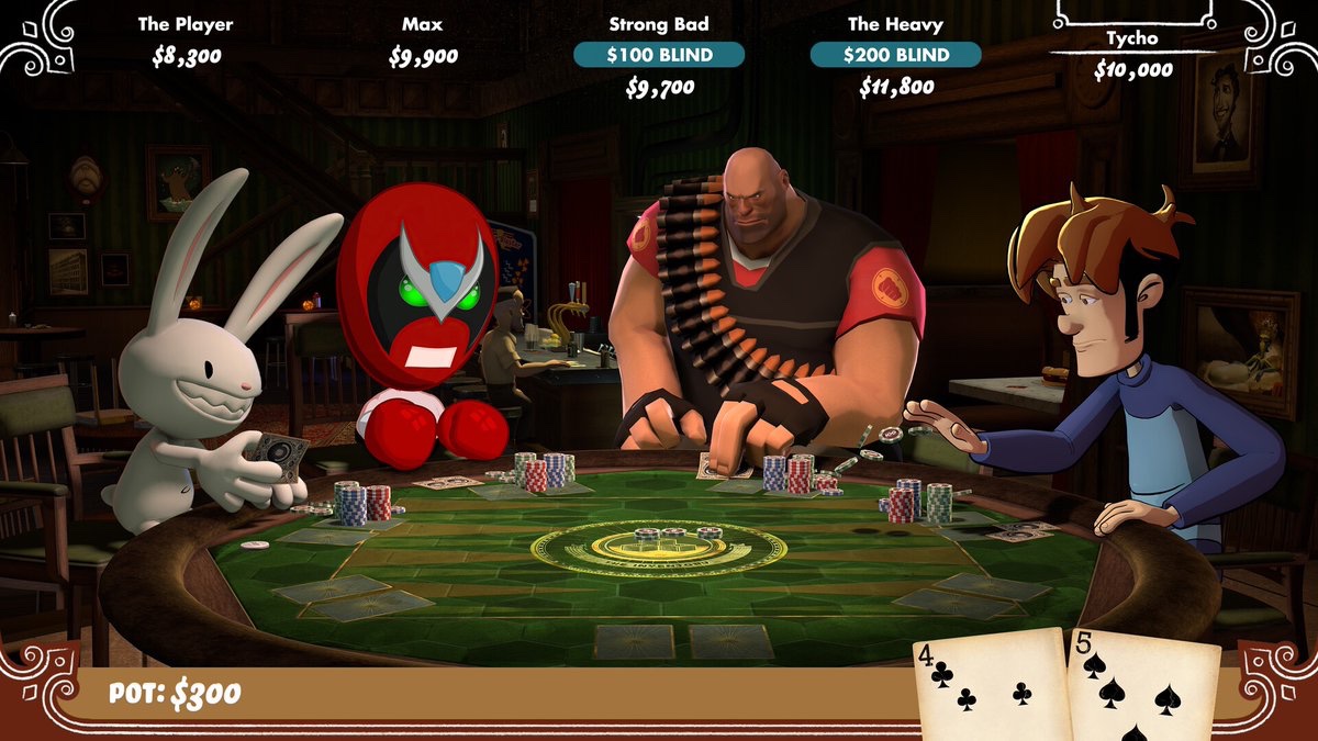 MoreMediaMole's tweet photo. What characters would you want for a Poker Night 3?

#meme #pokernight #gaming #comics #movies #question #steam #telltale https://t.co/UmegPuzPdh