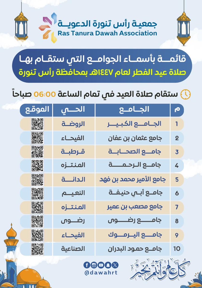 #جمعية_رأس_تنورة_الدعوية tweet media