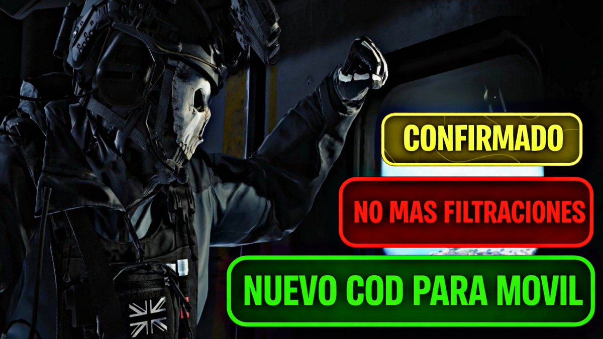 Destro32YT's tweet image. NUEVO VIDEO! el NUEVO CALL OF DUTY para MOVIL ACTIVISION NO QUIERE QUE SE FILTRE NADA del JUEGO y LO CONFIRMA
youtu.be/4f7q9DrmOFs
#nuevocod #activision #codm #cod
