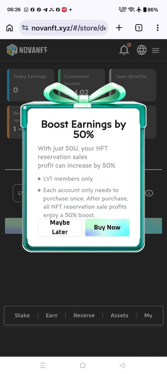 TreasureLab1's tweet photo. Boost Earnings by50%💰🚀
 new joining with 50$ To 100$ Start and Earn daily profit …
#TreasureNFT
#TUFT🔥
For Registration 👇
https://t.co/ykl3CXottR https://t.co/CUfwlcupt0