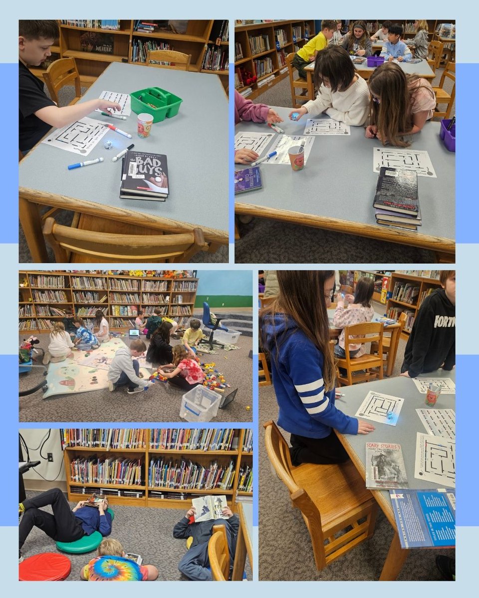 Maxwell and West Point Elementary School Library tweet media