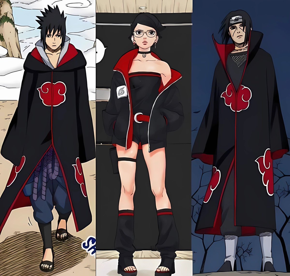 This color combination belongs to the Uchiha