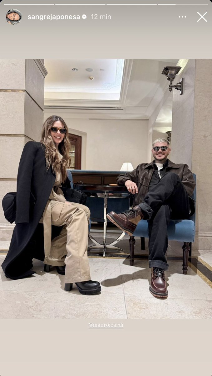 #ChinaSuarez #MauroIcardi amor ❤️ clase y glamour