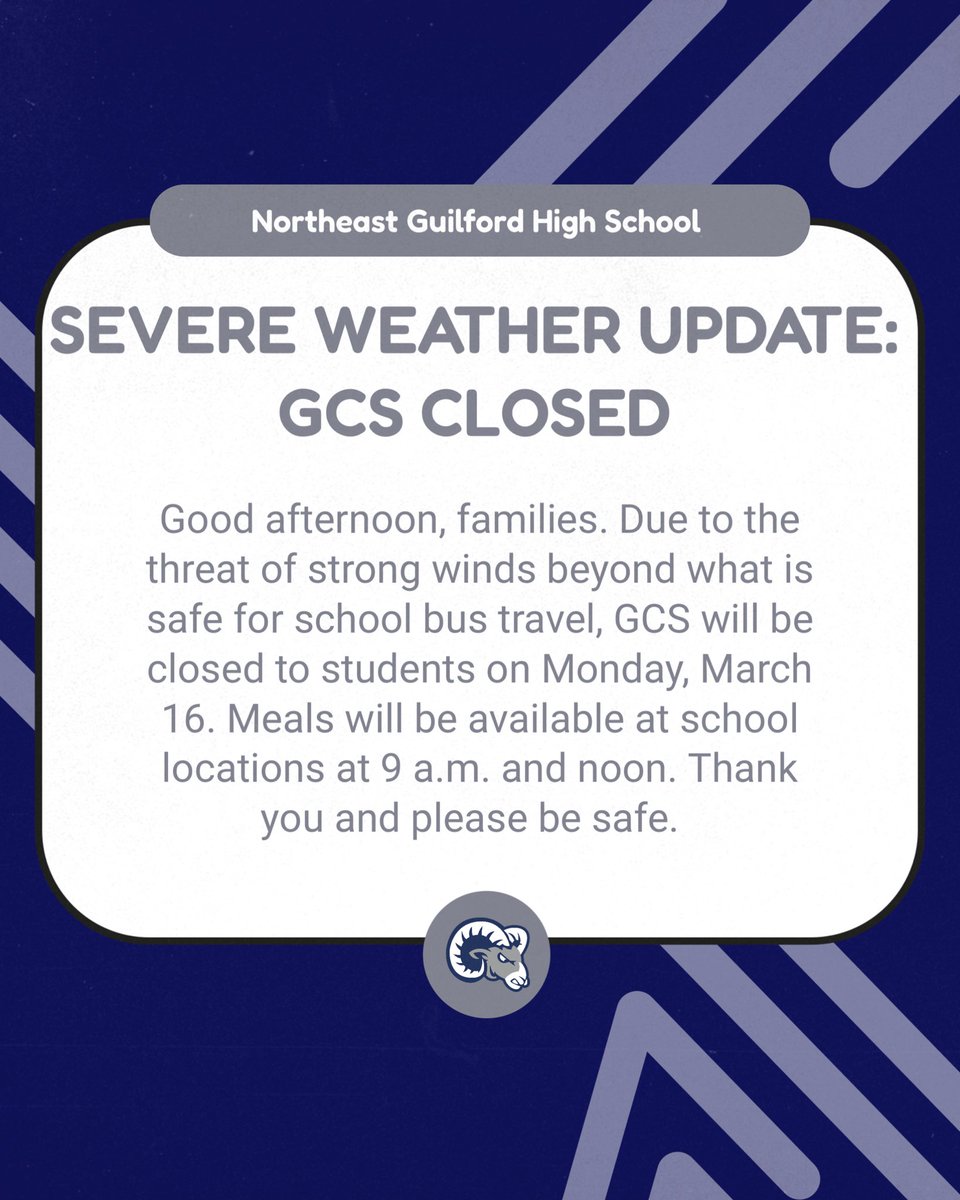 Northeast Guilford Rams Athletics tweet media