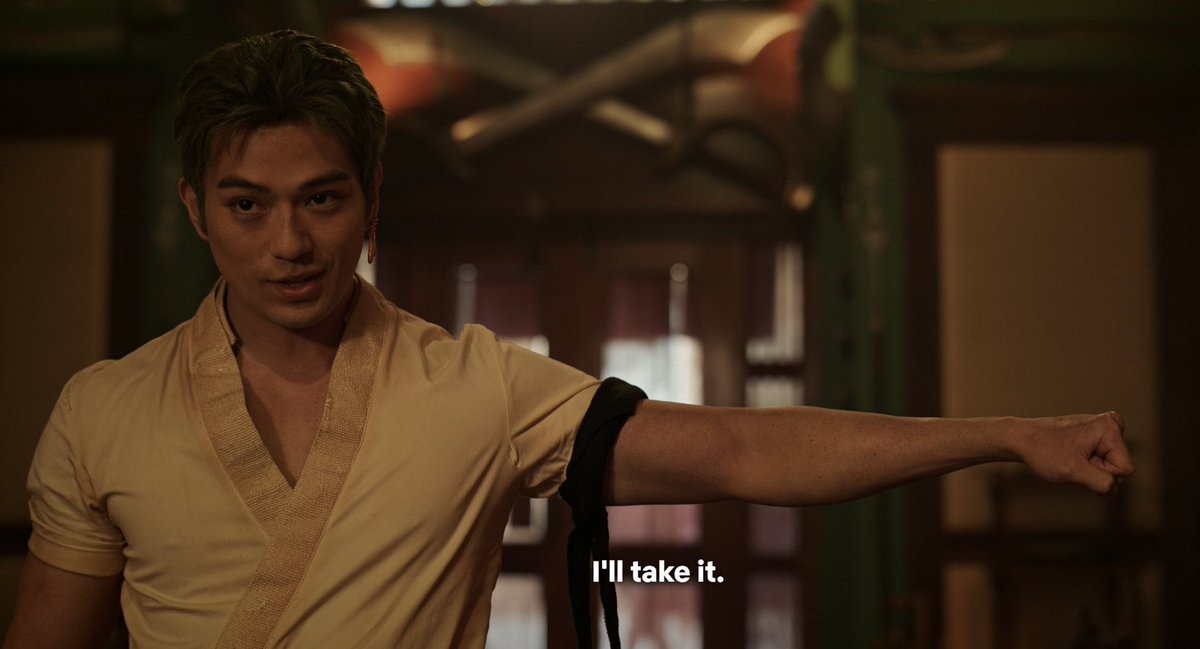 keep1trea7's tweet photo. @netflix Fun fact: Mackenyu is the son of Sonny Chiba, the swordsmith from Kill Bill: Volume 1. https://t.co/UrecKFjUzj
