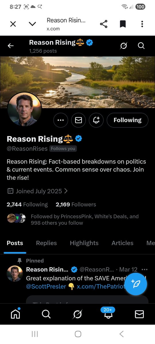 Can we find some new connections for these patriots 
<a href="/AngryRedInc/">AngryRed Inc</a> 
<a href="/ReasonRises/">Reason Rising⚖️</a> 
F&amp;R
🇺🇸