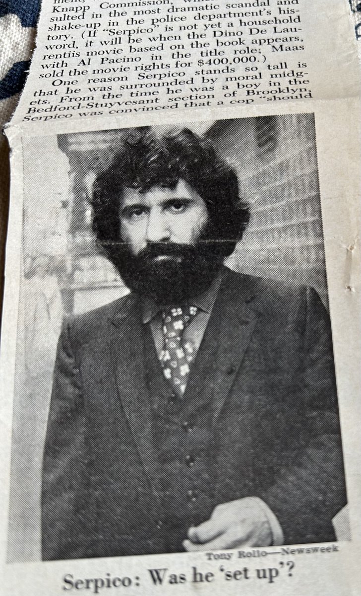 Serpico RET NYPD DET tweet media