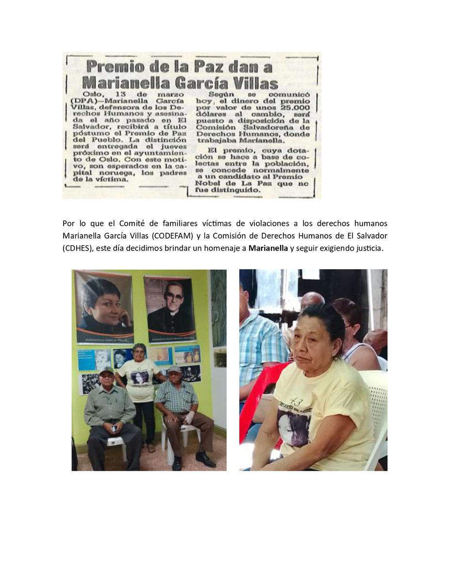 Comisión de Derechos Humanos de El Salvador, CDHES tweet media