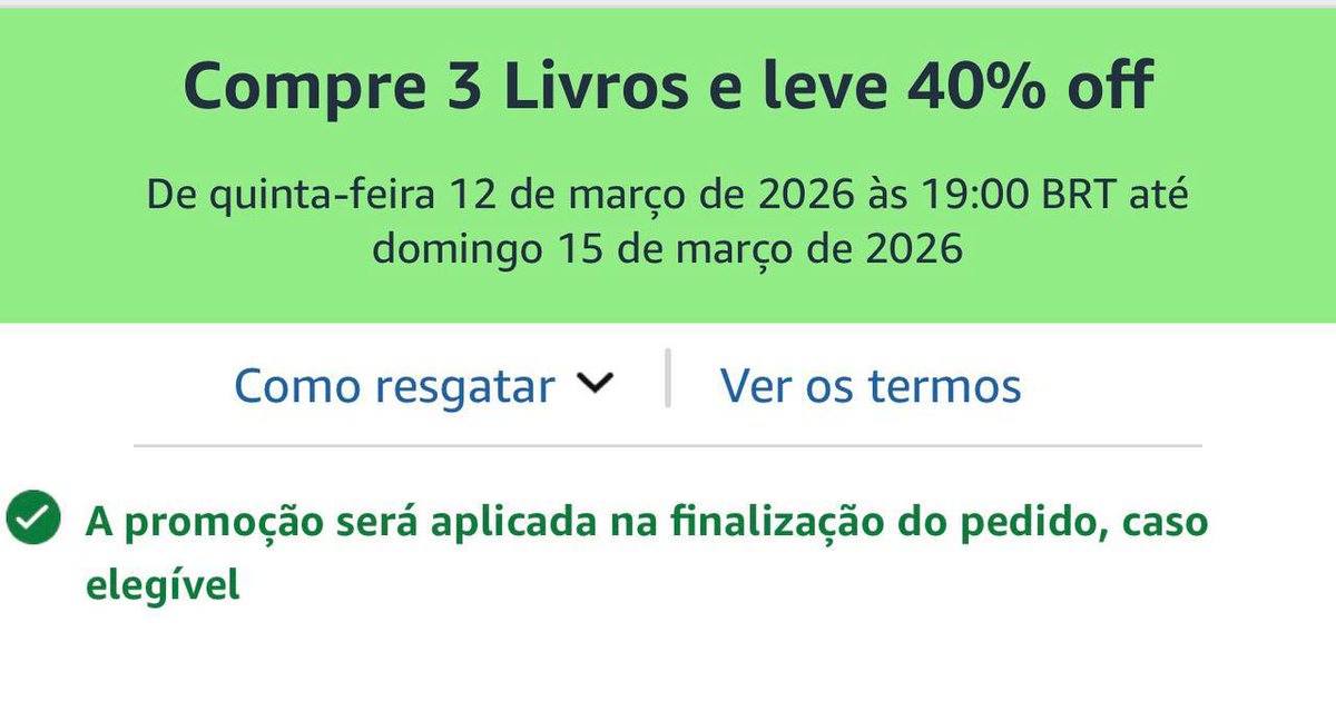 Alerta! Promos de Livros. 📚✨ tweet media