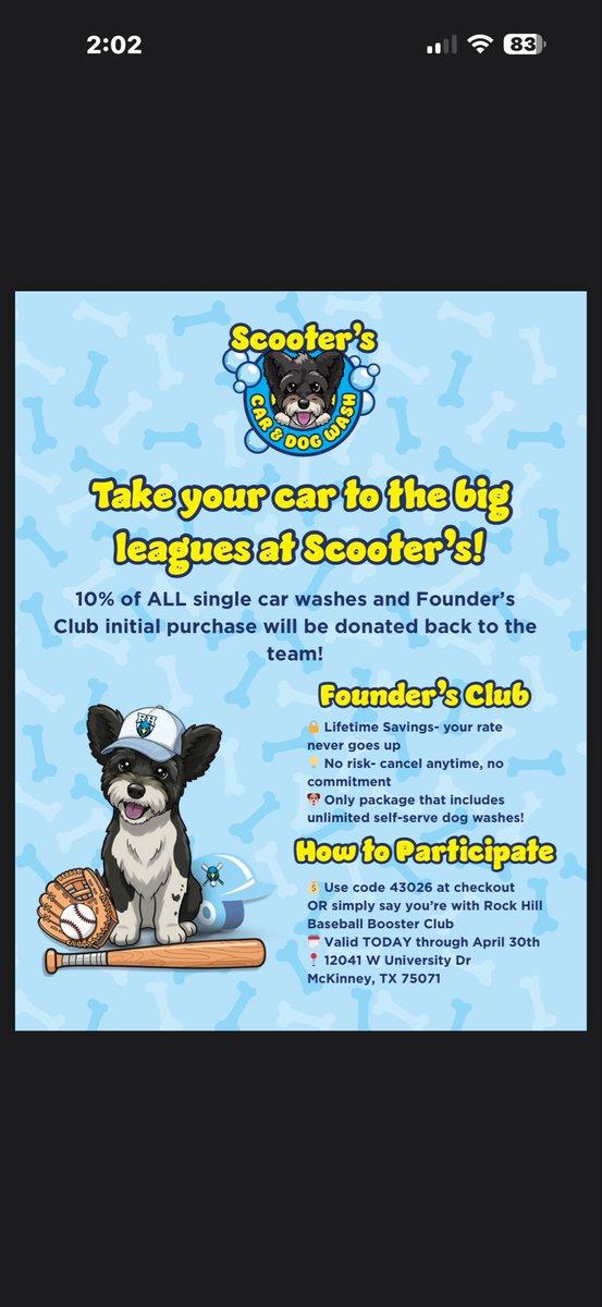 Rock Hill Baseball tweet media