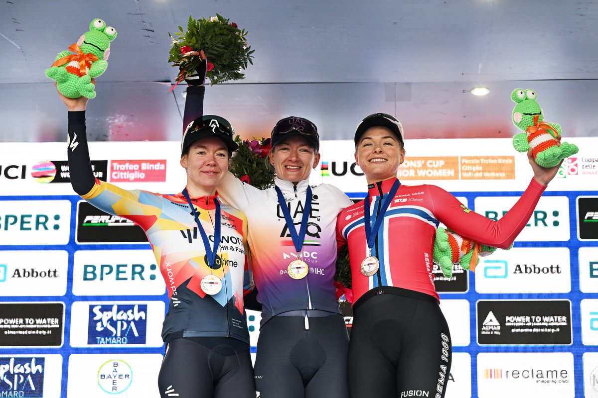 anouskakoster's tweet photo. Prachtige podiumplaats van @UnoXteam ploeggenootje Mie Ottestad in @TrofeoBinda! 🇮🇹🚴♀️ #trbinda #UCIWWT
https://t.co/UV0sKNwMum
Photo: Getty Images https://t.co/Jm9reCWDcl