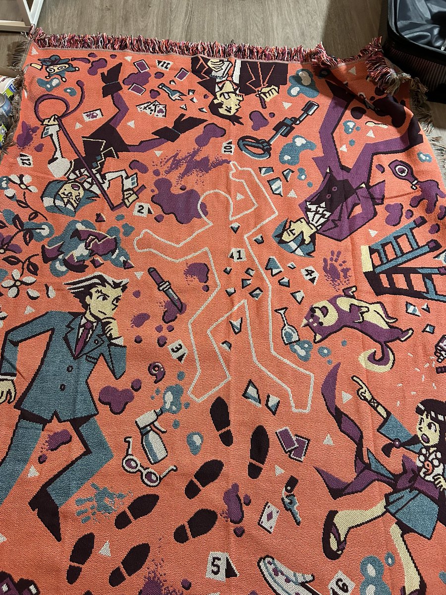 dollyamare's tweet photo. #gameonexpo haul !! It was a #aceattorney kind of day for me
..@Fangamer yall GAGGED me with the blanket
I’m going to cherish forever https://t.co/PVaPjMm9cl