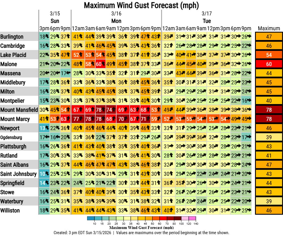 Confidence remains high that we'll experience strong winds over the next 48 hours. Winds gusting up to 60mph will likely lead to scattered power outages.
