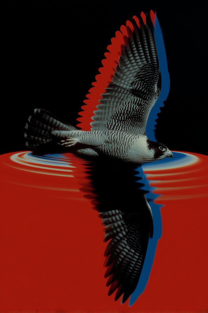 Falcon anaglyph effect