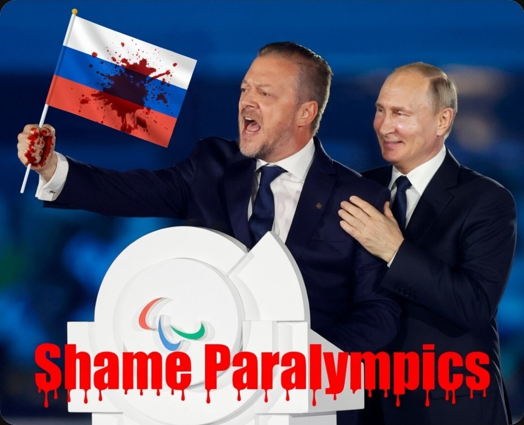 Magda_M_2020's tweet photo. .@Paralympics are coming to an end.
@parsonsandrew probably thinks it was a huge success. Yes, it was a huge success for russian propaganda. 
These Paralympics will go down in history as a symbol of shame and the decline of values. 
This is your legacy, IPC - #ShameParalympics!🤬 https://t.co/CrH7cd0naU